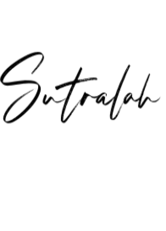 Sutralah Font Preview
