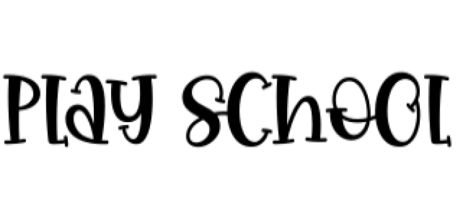 Play School Font Preview