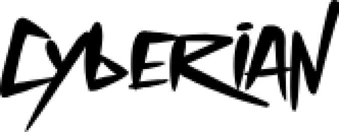 Cyberia Font Preview