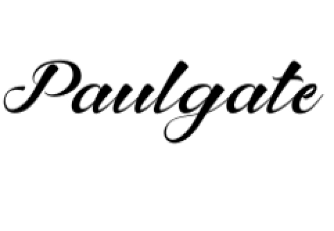 Paulgate Font Preview