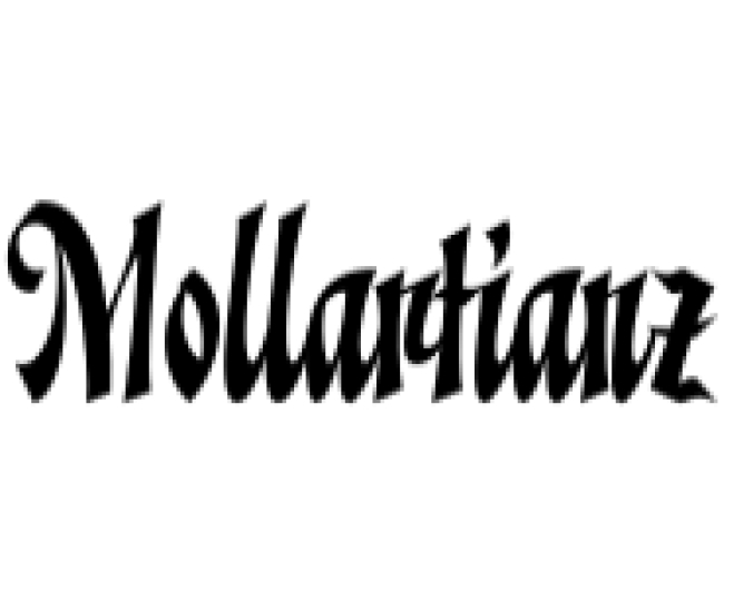 Mollartianz Font Preview