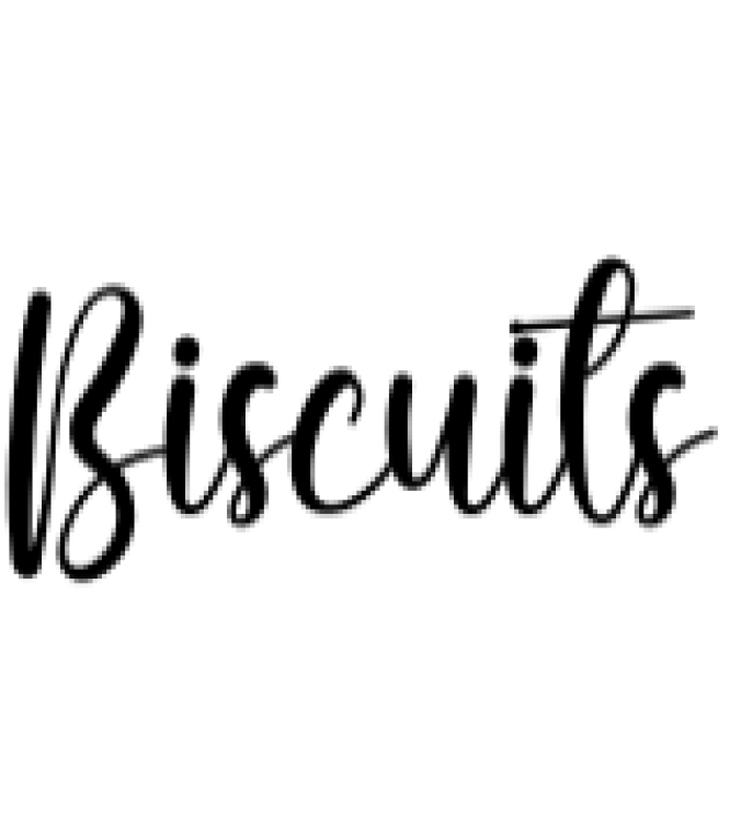 Biscuits Font Preview