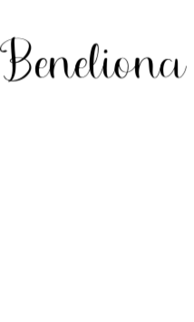 Beneliona Font Preview