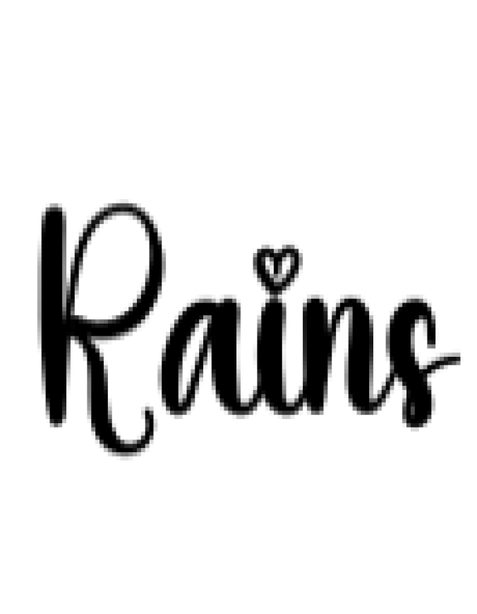 Rains Font Preview