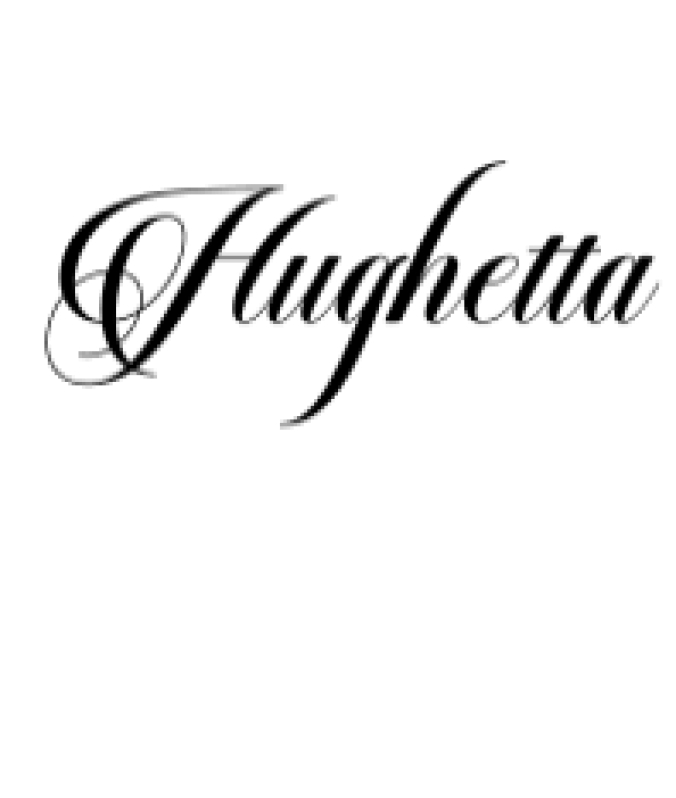 Hughetta Font Preview