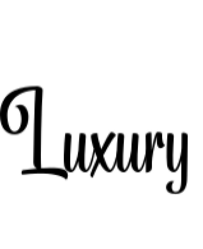 Luxury Font Preview