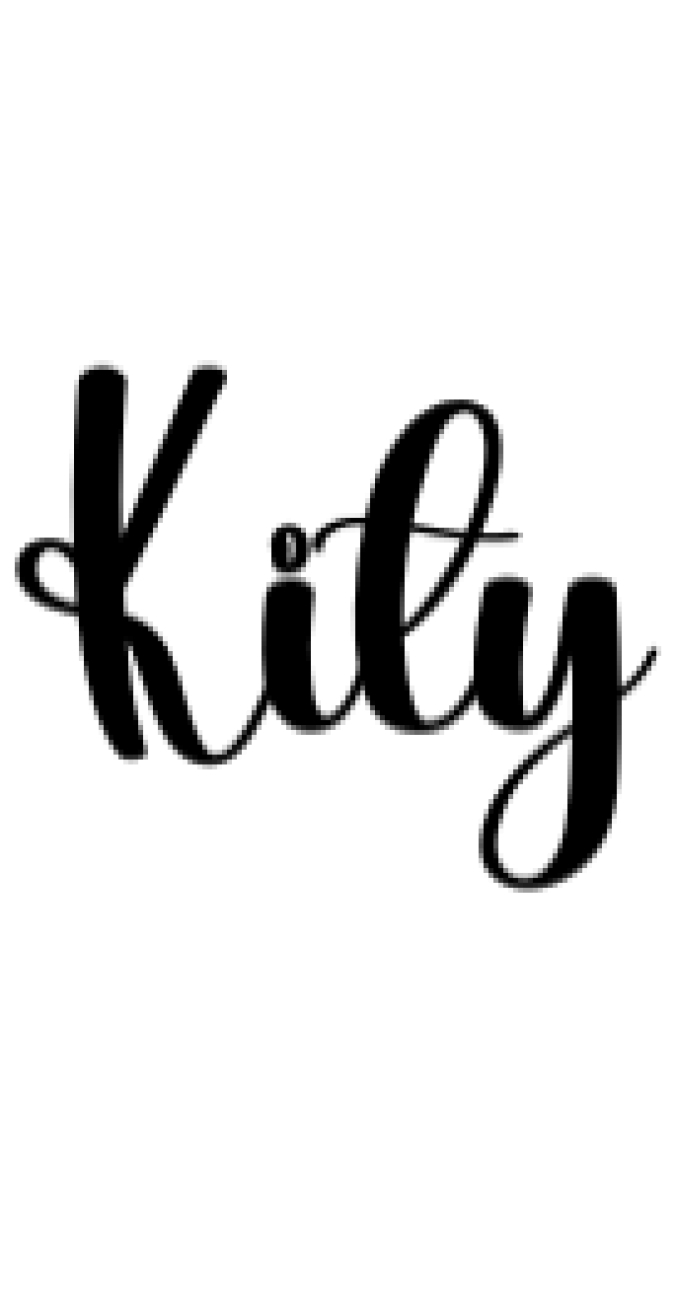 Kity Font Preview