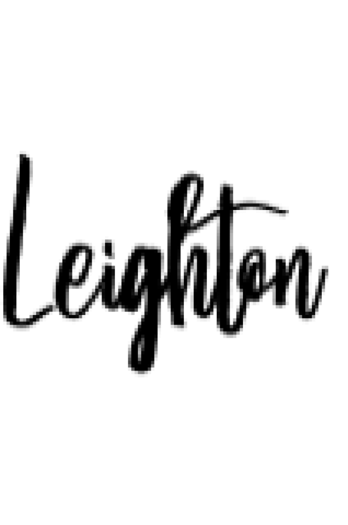 Leighton Font Preview