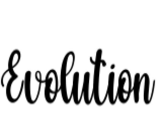 Evolution Font Preview
