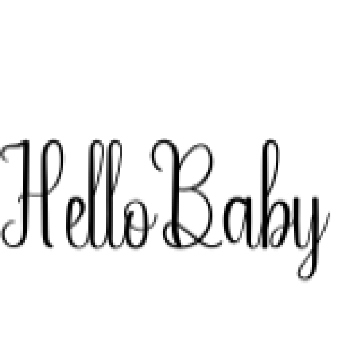 Hellobaby Font Preview