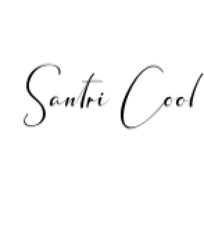 Santri Cool Font Preview