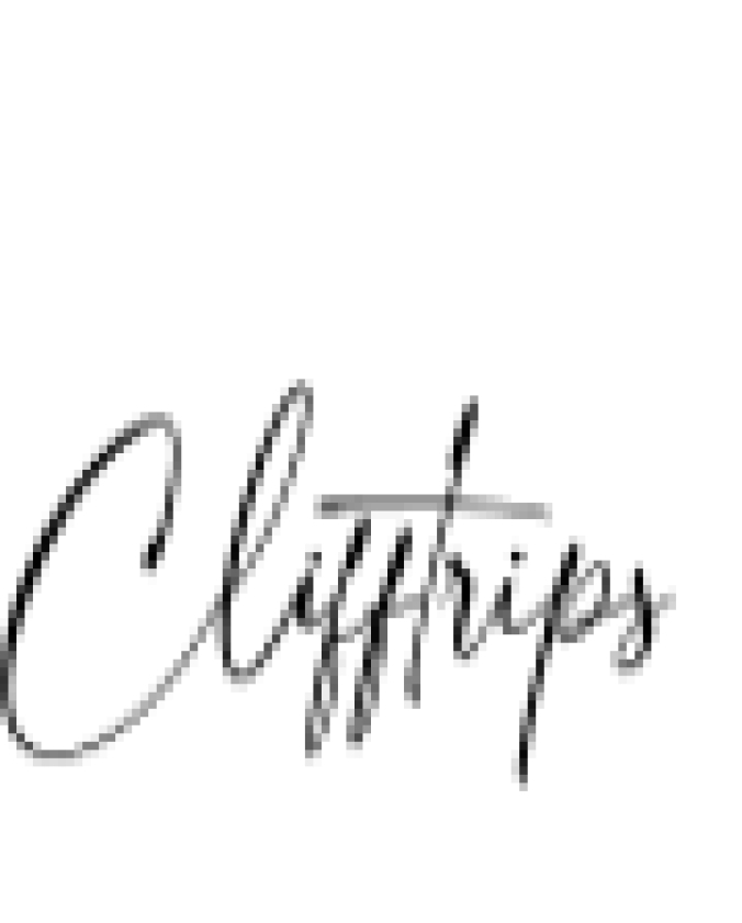 Clifftrips Font Preview