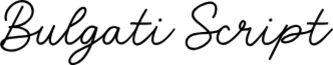 Bulgati Font Preview