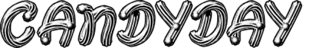 CANDYDAY BW Font Preview