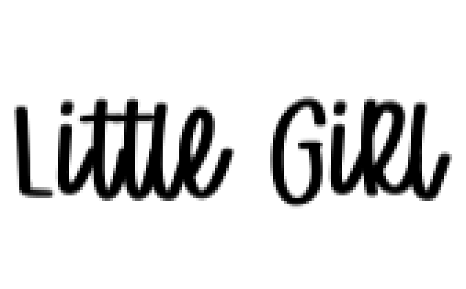 Little Girl Font Preview