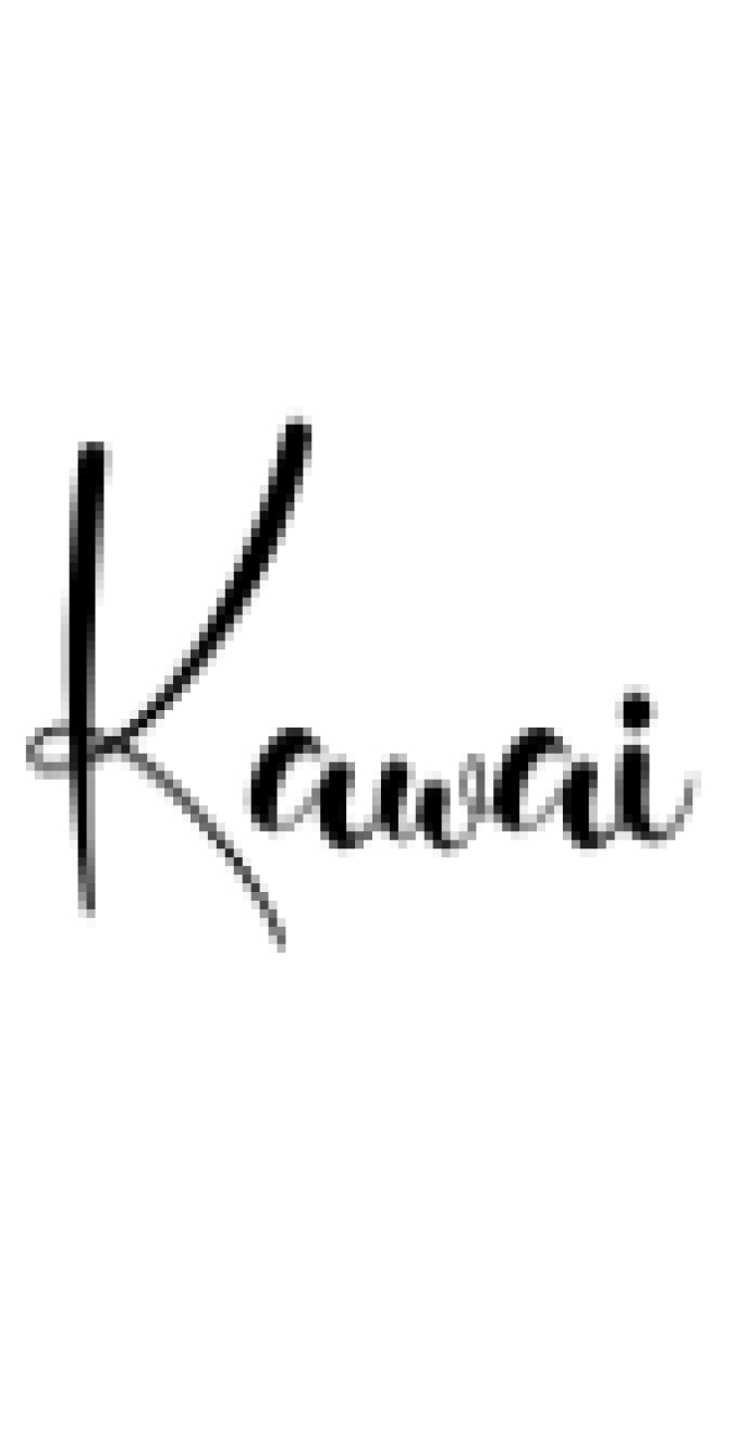 Kawai Font Preview