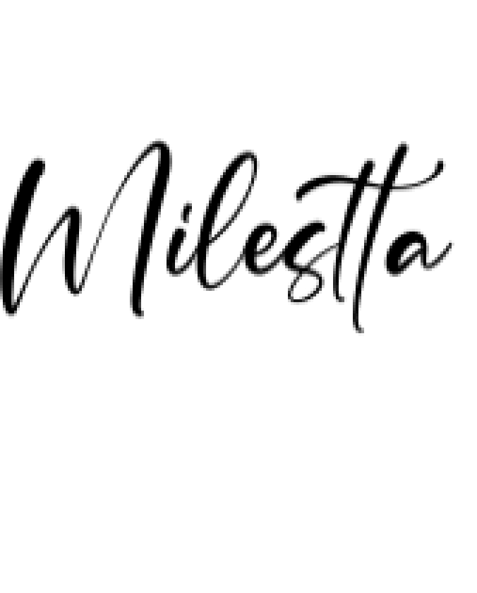Milestta Font Preview