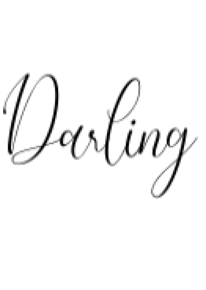 Darling Font Preview