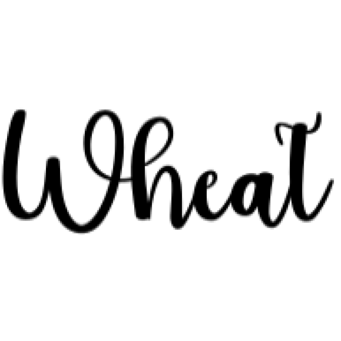 Wheat Font Preview