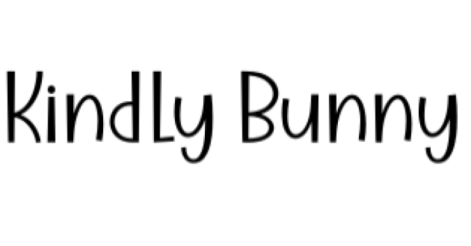 Kindly Bunny Font Preview