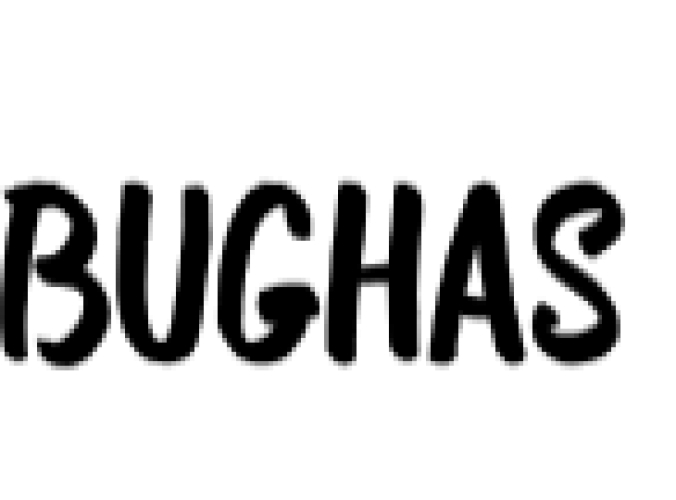 Bughas Font Preview