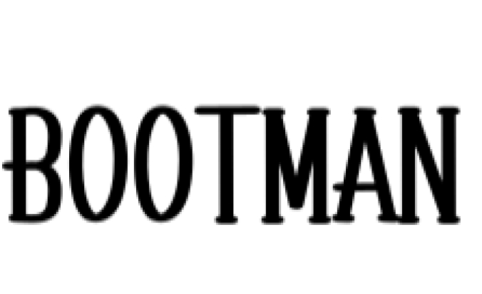 Bootman Font Preview