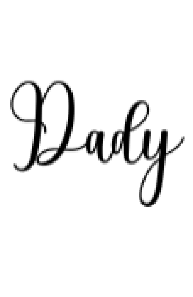Dady Font Preview