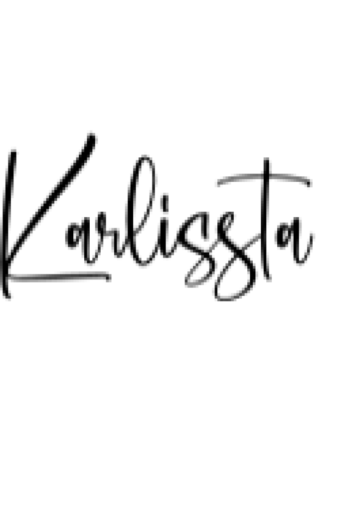 Karlissta Font Preview