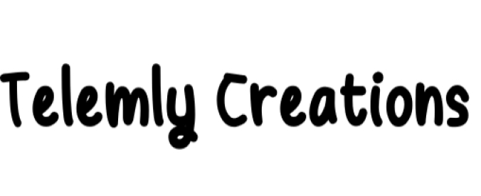 Telemly Creations Font Preview