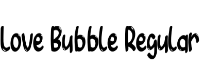 Love Bubble Font Preview