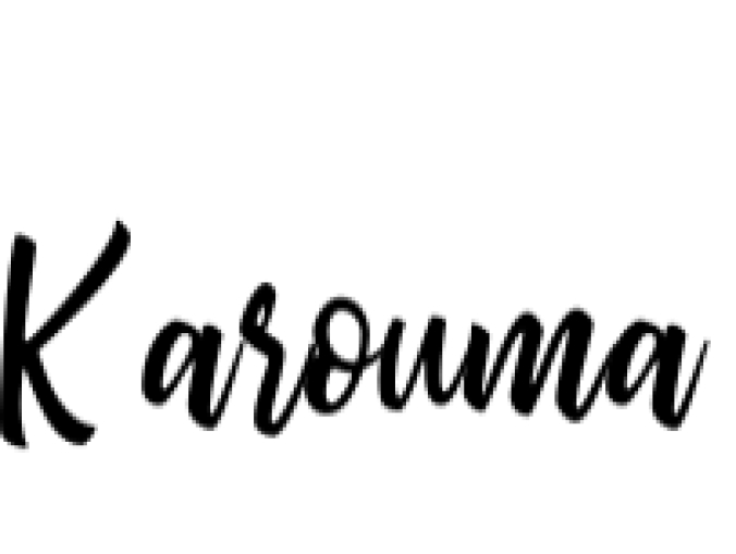 Karouma Font Preview