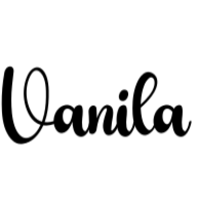 Vanila Font Preview