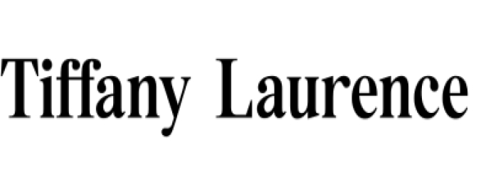 Tiffany Laurence Font Preview