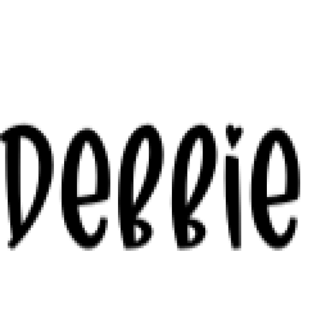 Debbie Font Preview