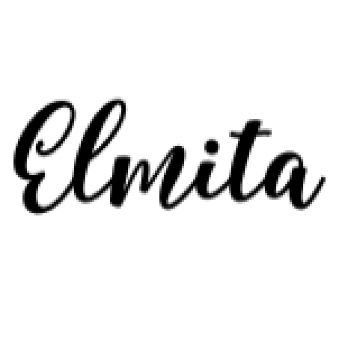 Elmita Font Preview