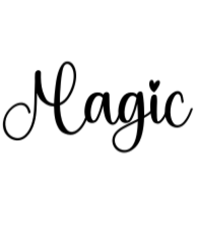 Magic Font Preview