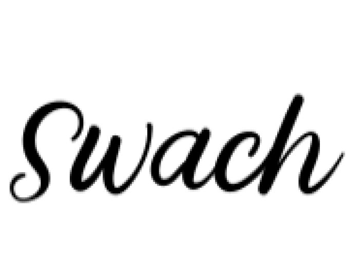 Swach Font Preview