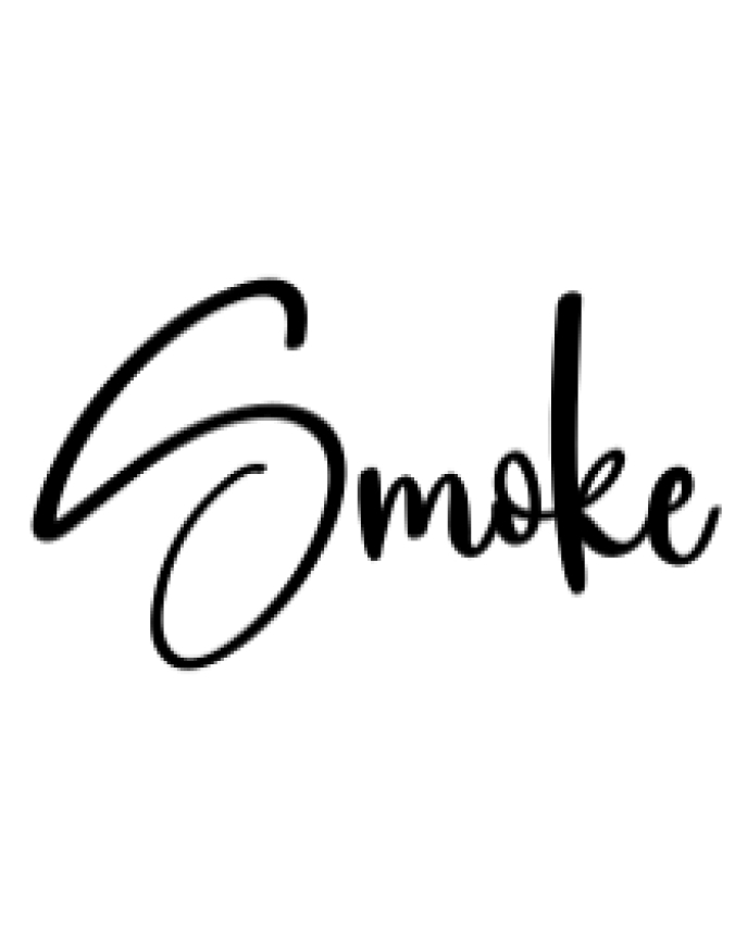 Smoke Font Preview