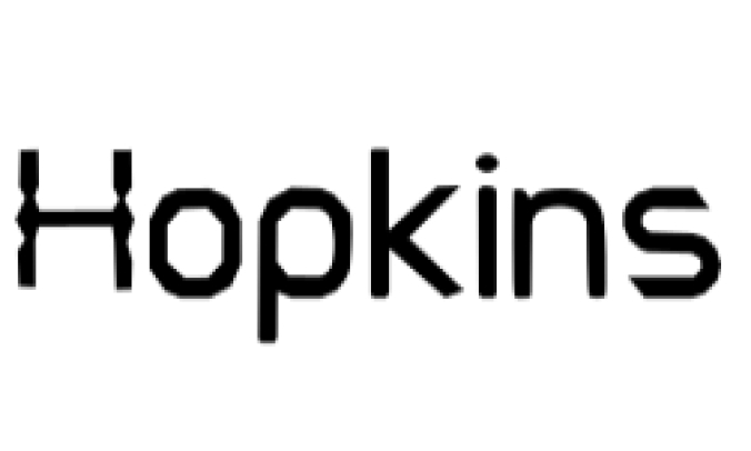 Hopkins Font Preview