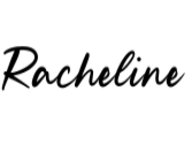 Racheline Font Preview