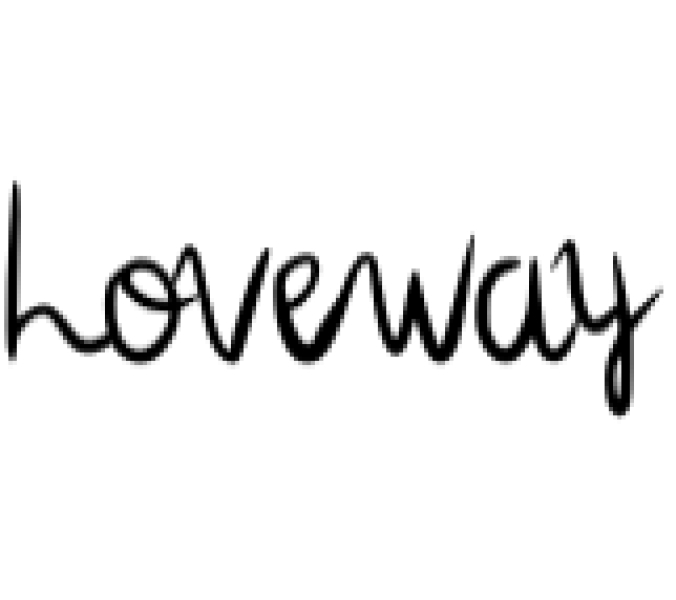 Loveway Font Preview