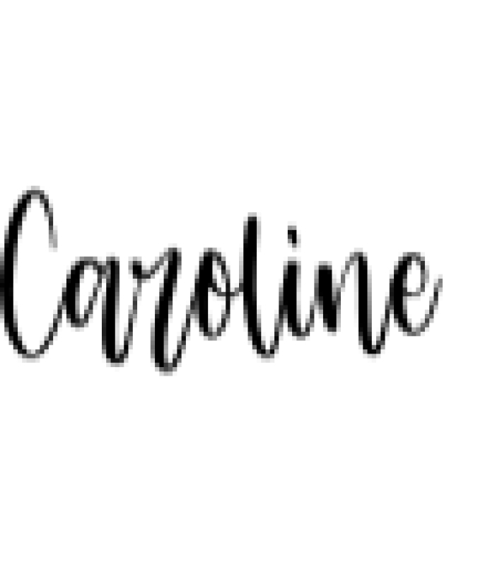 Caroline Font Preview