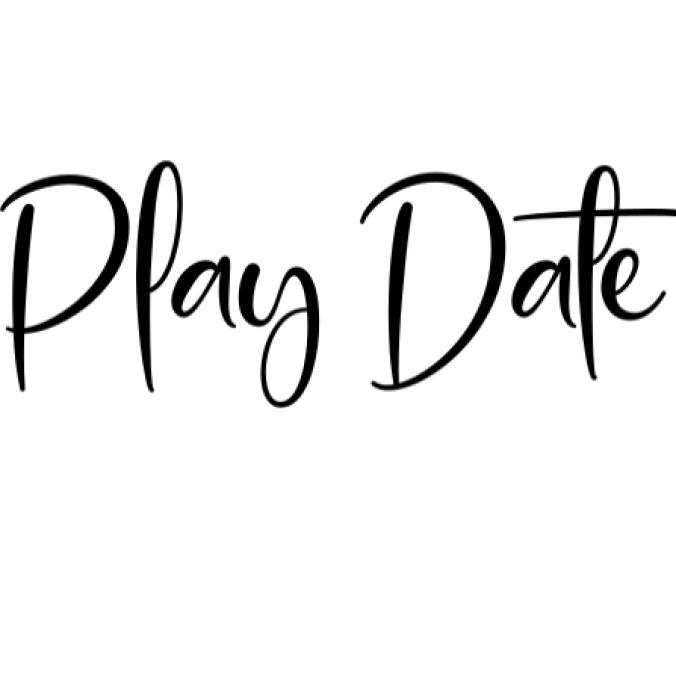 Play Date Font Preview