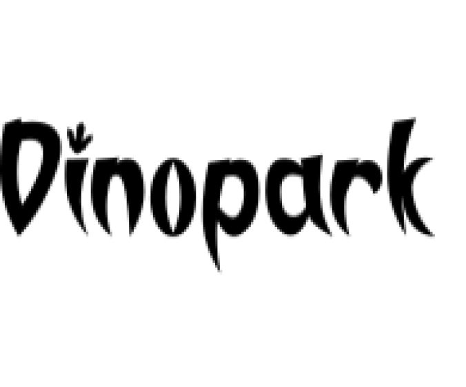 Dinopark Font Preview