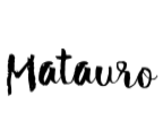 Matauro Font Preview