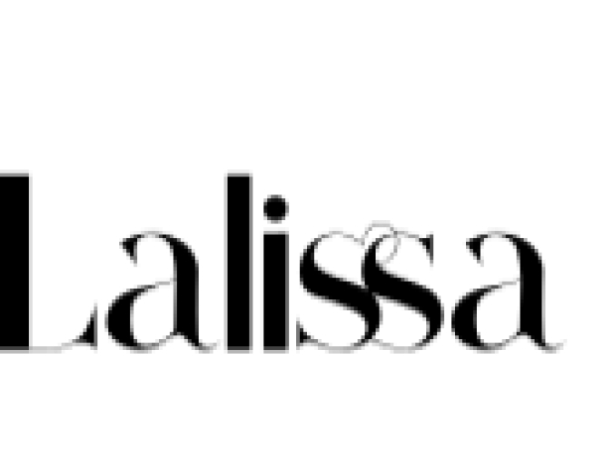 Lalissa Font Preview