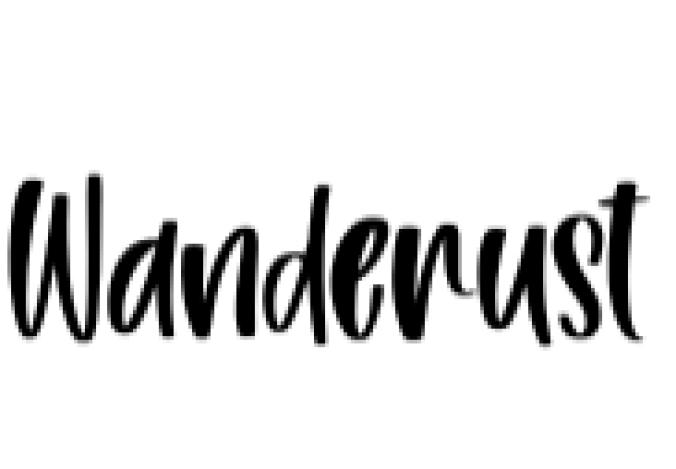 Wanderust Font Preview