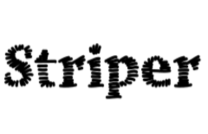 Striper Font Preview