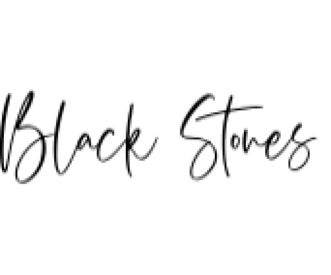 Black Stones Font Preview