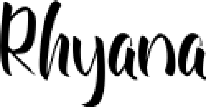 Rhyana Font Preview